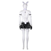 Game Final Fantasy VII Rebirth (2024) Tifa White Bunny Bustier Outfits Cosplay Costume Halloween Carnival Suit